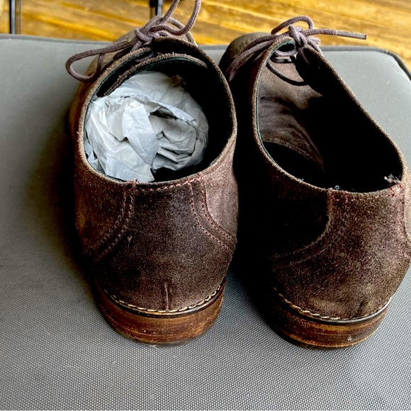 Suede wing tip women’s shoe made in Spain , Hakei Crafted - Picture 6 of 6